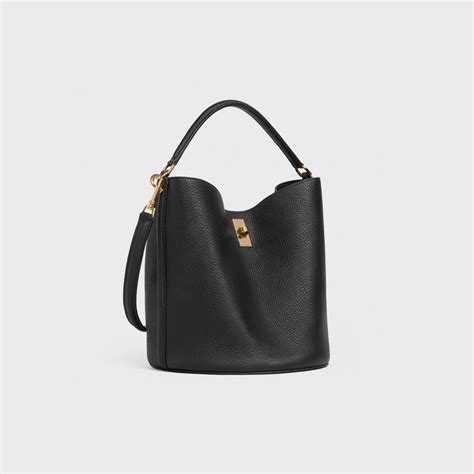 celine bucket 16 bag in supple grained calfskin pebble|BUCKET 16 BAG IN SUPPLE GRAINED CALFSKIN.